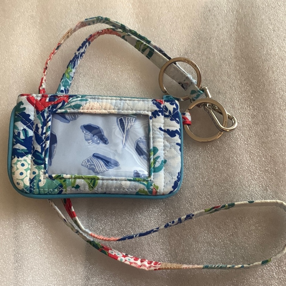 Vera Bradley card holder with Lanyard